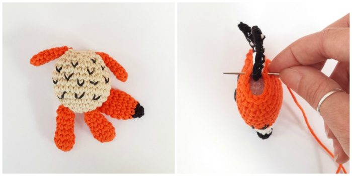 volpe amigurumi