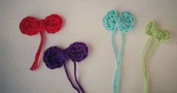 Creare mini fiocchi con uncinetto