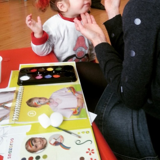 baby face painting