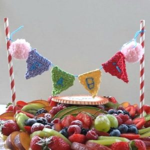 bunting cake fabcroc