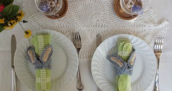 decorare la tavola di Pasqua