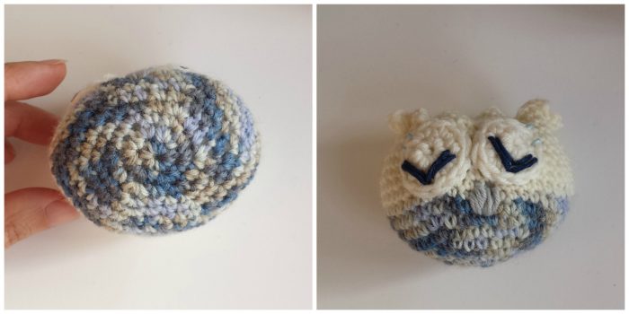 gufo amigurumi uncinetto