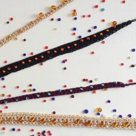 braccialetti all'uncinetto