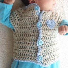 cardigan uncinetto