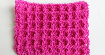 punto waffle stitch