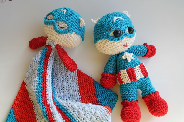 CAPITAN AMERICA CROCHET 