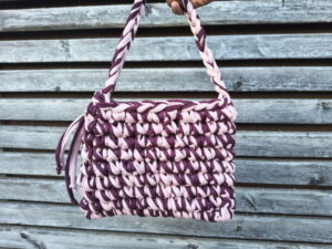 Borsa in Fettuccia all'Uncinetto